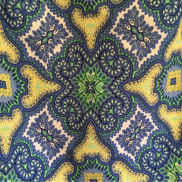 Talbots | Medallion Print Top - Picture 4 of 6